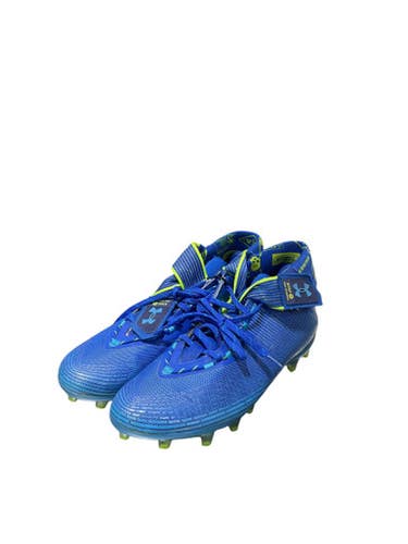 Used Under Armour Adult Fb Cleats Royal Blue Senior 12.5 11834-s000043775