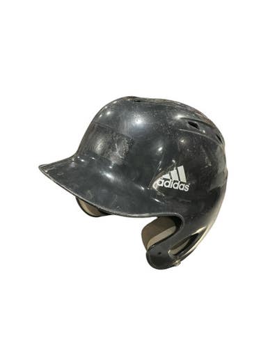 Used Adidas Blk Helmet 6 3 8- 7 3 8 Batting Helmet No Mask Black Fits All 11834-s000046819