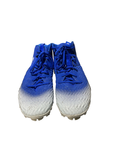 Used Under Armour Adult Fb Cleats Royal Blue Senior 14 11834-s000049743