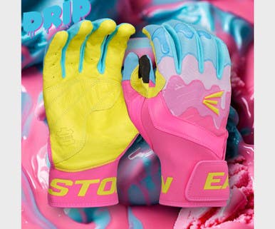 New Easton Drip Pink Walk-off Ethos Adult Batting Gloves 11834-ease0071288
