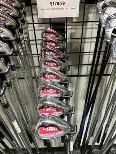 Used Excel High Launch Plus Mens Iron Set Rh 3i-pw 11834-s000037834