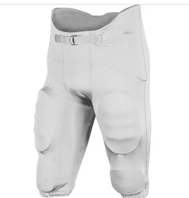 New Integrated Fb Pant Wht Yxs 11834-chpfpu19y