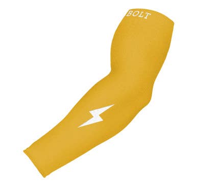 New Yellow - Bruce Bolt Graduated Compression Premium Arm Sleeve 11834-502a2
