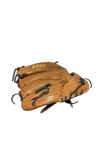Used Wilson A950 Glove Bb Sb Glove Rh Throw Brown 11 3 4" 11834-s000041372