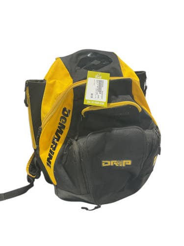 Used Demarini Blk Gold Bag Bb Sb Player Carry Bag Black 11834-s000042045