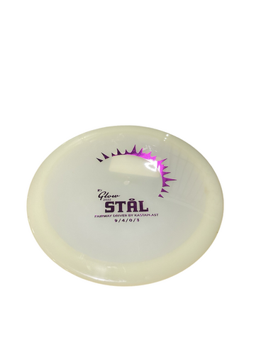Used Kastaplast Stal Driver Glow In The Dark Disc Golf Driver Almond 11834-s000050817