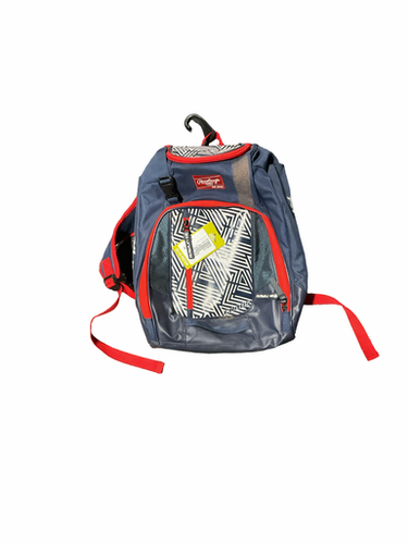 Used Rawlings Black Backpack Bb Sb Player Backpack Navy Blue 11834-s000051185