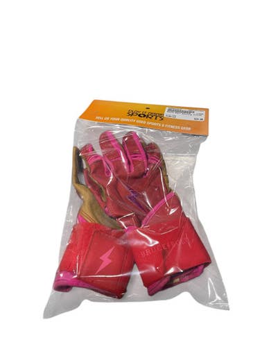 Used Bb Sb Batting Gloves Red Lg 11834-s000044815