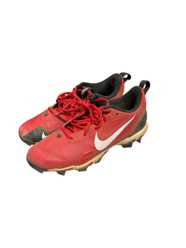 Used Nike Red Trout Cleats Bb Sb Cleats Red Senior 6.5 11834-s000035456