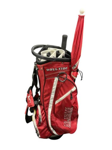 Used Roll Tide Red Bag Mens Stand Bag Red 11834-s000042653