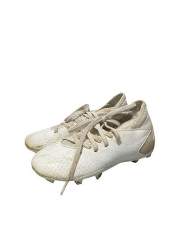 Used Puma Soccer Cleats White Junior 03 11834-s000040940
