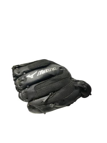 Used Mizuno Power Close Bb Sb Glove Rh Throw Black 10" 11834-s000044997