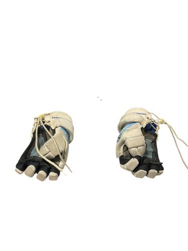 Used Warrior White Gloves Lacrosse Gloves Junior White Sm 11834-s000046672