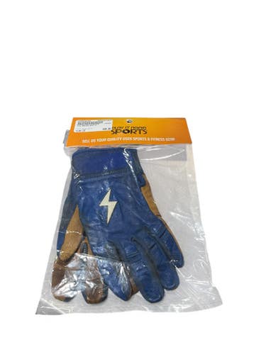 Used Bb Sb Batting Gloves Royal Blue Lg 11834-s000046750