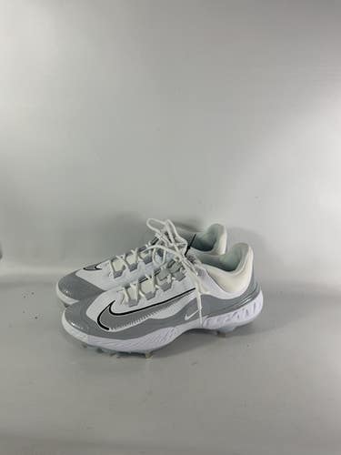 Used Nike React Metal Bb Sb Cleats White Senior 12 11834-s000031421