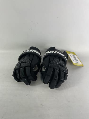 Used Warrior Black Lax Lacrosse Gloves Junior Black 18" 11834-s000031811