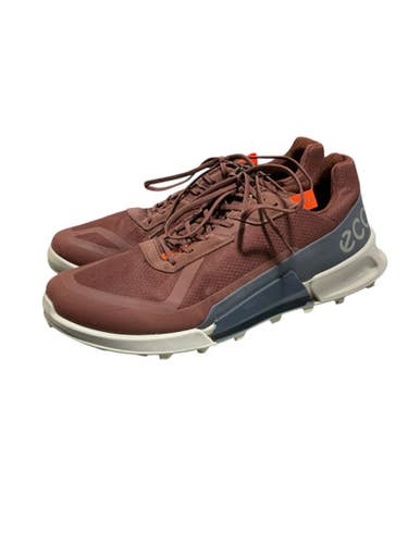 Used Ecco Mens Golf Shoes Maroon Senior 11 11834-s000035585