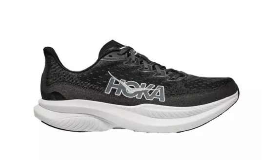 Size 8 - Hoka One One Mach 6 Black 2E Wide 1147833-BWHT