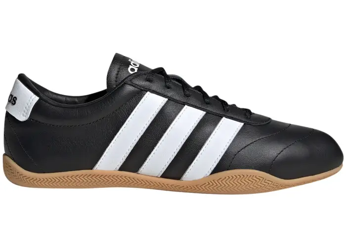 Size 7 - adidas Grand Court Lo Core Black Cloud White Gum (Women's) JQ9684