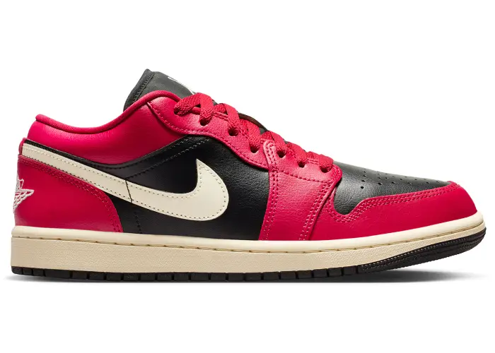 Size 8.5 - Jordan 1 Low Mystic Hibiscus Black (Women's) DC0774-605