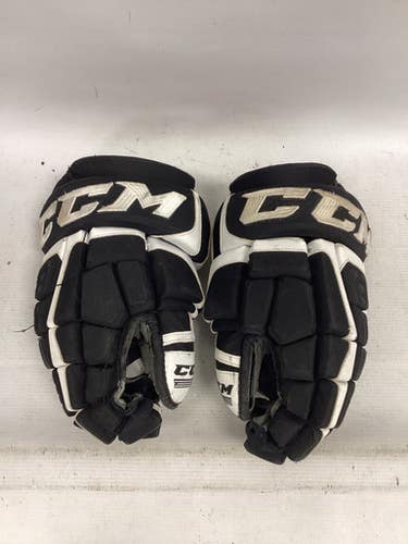 Used Ccm U Gloves Senior Gloves Black And White 15" 11851-s000047602