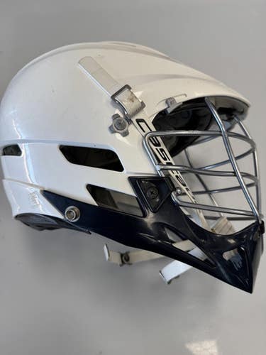 Used Cascade Pro 7 C Lacrosse Helmet White One Size 11860-s000309967
