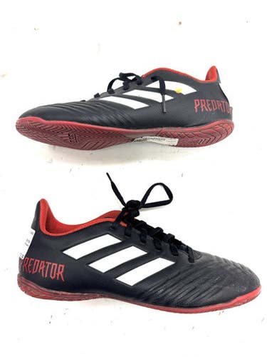 Used Adidas Soccer Indoor Shoes Black Senior 7.5 11860-s000309941