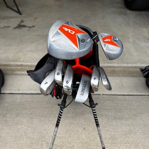 51” US Kids Golf Right Handed Clubs (Full Set) Junior 8 Pieces (Used)