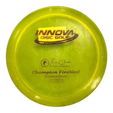 Used Innova Champ Firebird Disc Golf Driver Yellow 172g 11450-s000522004