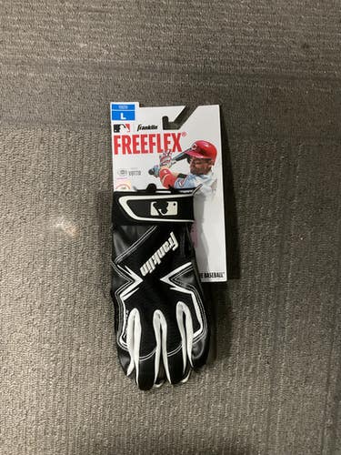 Used Franklin Bb Sb Batting Gloves Black Sm 11614-s000237752