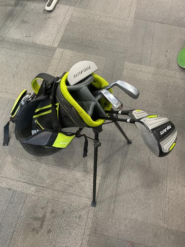 Used Top Flite 6 Piece Junior Set 5-9yrs Jr Package Set Rh Neon Green 6 Piece 11614-s000237715