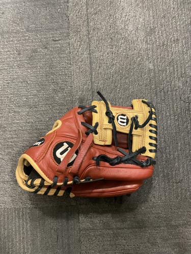 Used Wilson A550 Bb Sb Glove Rh Throw Brown 11" 11614-s000237710
