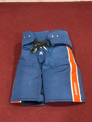 New York Islanders Medium Warrior Covert Hockey Pants Pro Stock Item#PSBBWP