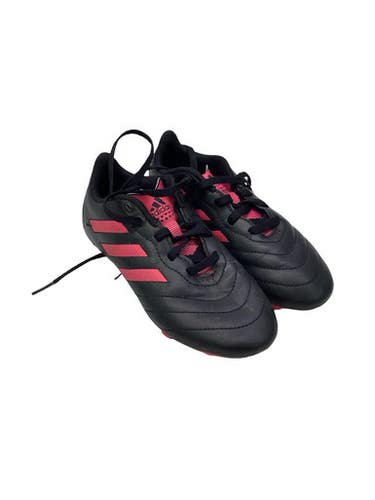 Used Adidas Goletto Soccer Cleats Black And Pink Junior 01 11347-s000270422