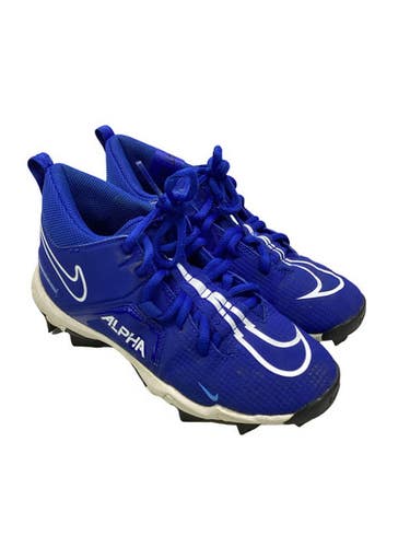 Used Nike Alpha Bb Cleat Bb Sb Cleats Royal Blue And White Junior 03 11347-s000270414