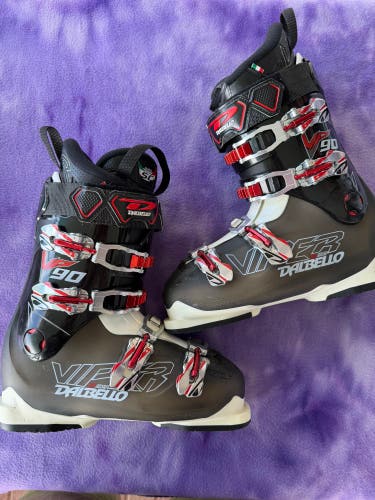 Mondo 28 & 28.5 Men's Dalbello Viper 90 All Mountain Ski Boots Soft Flex (Used)