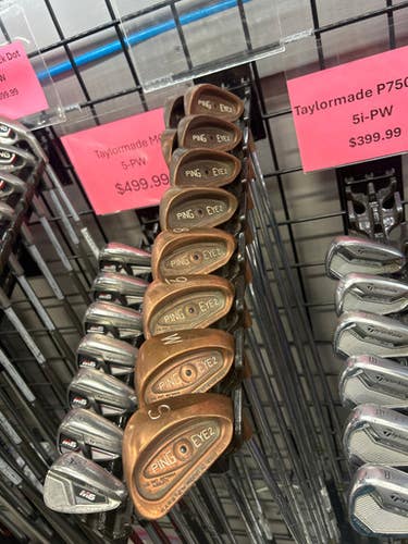 Used Ping Eye 2 Beryllium Copper Black Dot Mens Iron Set Rh 2i-sw 11337-s000488154