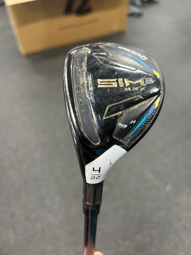 Used Taylormade Sim 2 Max Mens Hybrid Club Lh 4 Hybrid 11337-s000488152