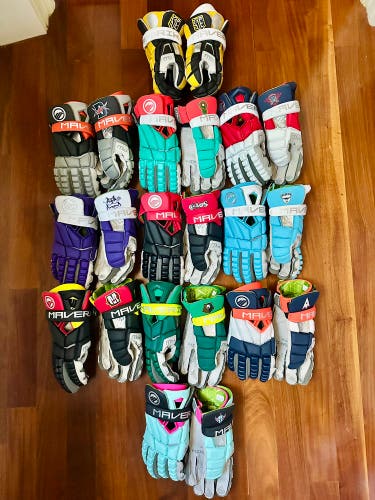 *BRAND NEW* PLL Complete Set Maverik Max Lacrosse Gloves