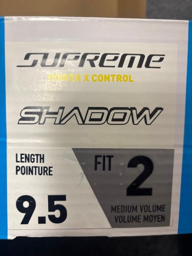 2024 Bauer Supreme Shadow Hockey Skates 9.5 (New)