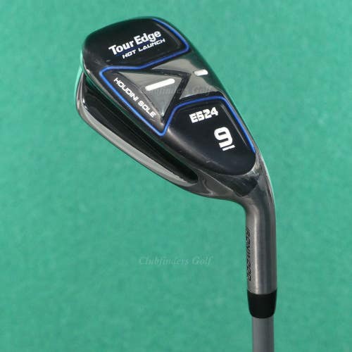 Tour Edge Hot Launch E524 Iron-Wood Single 9 Iron Aldila Graphite Seniors w/ HC