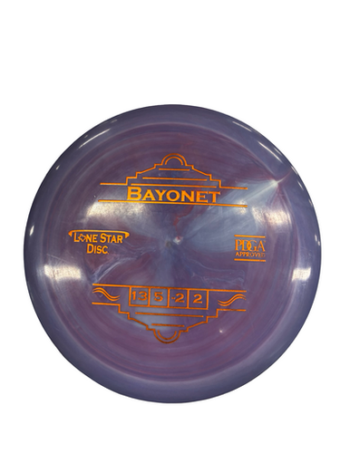 Used Lone Star Disc Bayonet Disc Golf Driver Purple 11682-s000133662