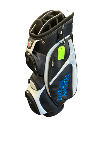Used Wilson Carolina Panthers Mens Cart Bag Black 11682-s000133659