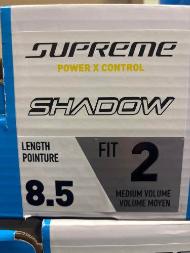 2024 Bauer Supreme Shadow Hockey Skates 8.5 (New)
