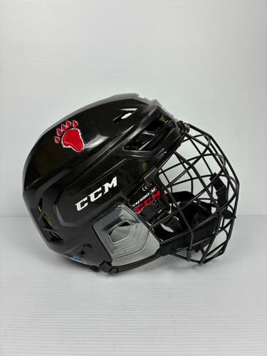 Used Medium CCM Tacks 310 Helmet Combo - Black