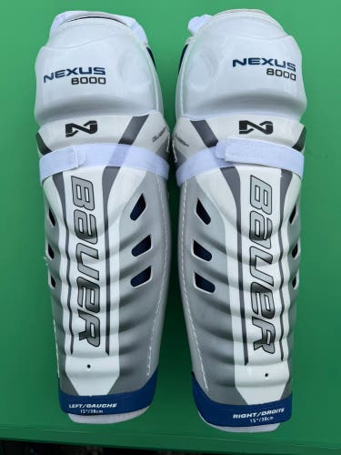 New Bauer Nexus 8000 Shin Pads | 15"