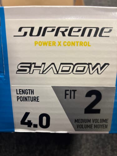 2024 Bauer Supreme Shadow Hockey Skates Size 4 (New)