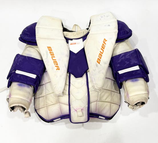 Bauer Pro Series Pro Stock Goalie Chest Protector - Purple/White/Orange