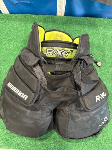 Black Warrior Ritual X4E Hockey Goalie Pants (Used) | Intermediate Small/Medium