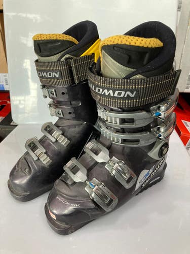 Used Salomon Axe 235 Mp - J05.5 - W06.5 Downhill Ski Boys Boots 11615-s000196050